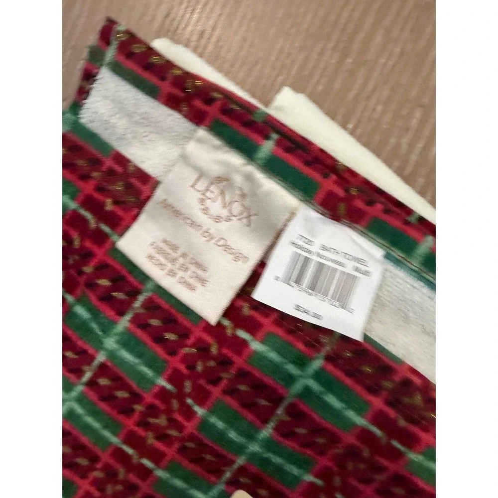 Lenox Holiday Nouveau Towel Set Lot 3pc 2 Bath Towels 1 Hand Towel Christmas NWT